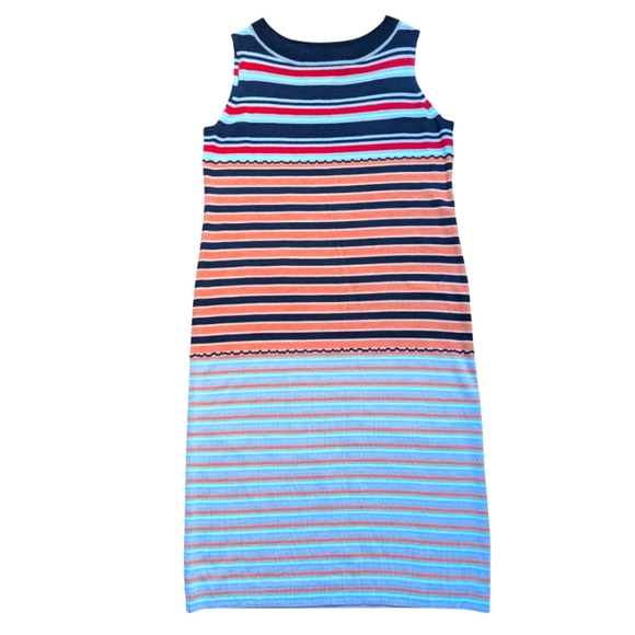 NWT MARNIxUNIQLO MERINO BLEND SLEEVELESS STRIPED KNITTED DRESS - Picture 4 of 5